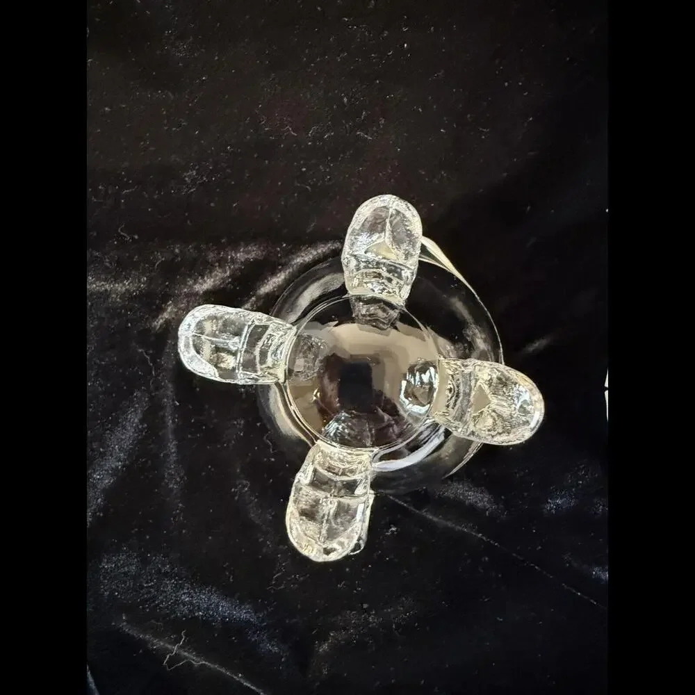 Silver City‎ Flanders Clear Footed Creamer and Open Sugar Bowl Bridgerton Decor